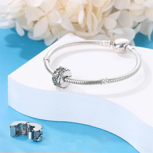 Miniatura 65 de LNQOBU Happy Life - Colgante para pulseras de abalorios, plata de ley 925 para mujer (con un espaciador de cuentas)