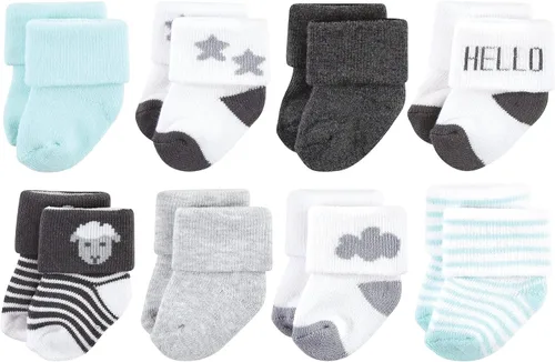 Miniatura 47 de Hudson Baby - Calcetines de algodón para bebés recién nacidos y Terry para niñas bebés