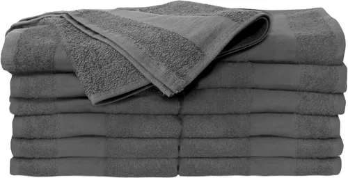 Miniatura 16 de ForPro Professional Collection Toallas prémium Bleach Tough para salón, color negro, 100% algodón, a prueba de blanqueador, resistentes a