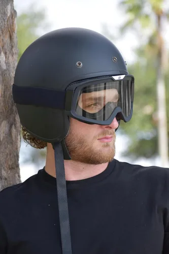 Miniatura 5 de Birdz Pelican - Gafas de protección Fitover acolchadas para ATV y motocicleta, con lente transparente