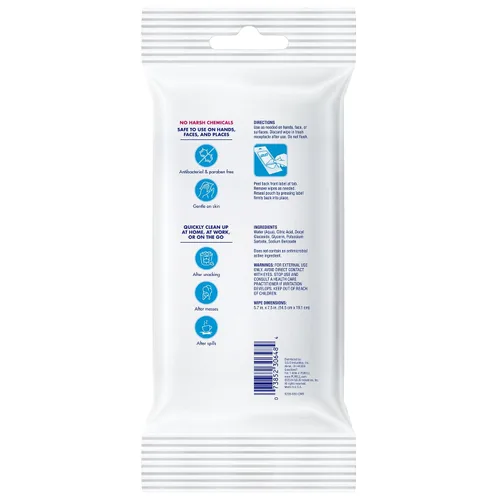 Miniatura 3 de Purell Toallitas de limpieza Clean & Go, para piel y superficie, aroma fresco, paquete de viaje de 20 unidades (pack de 12), 9269-12-CMR