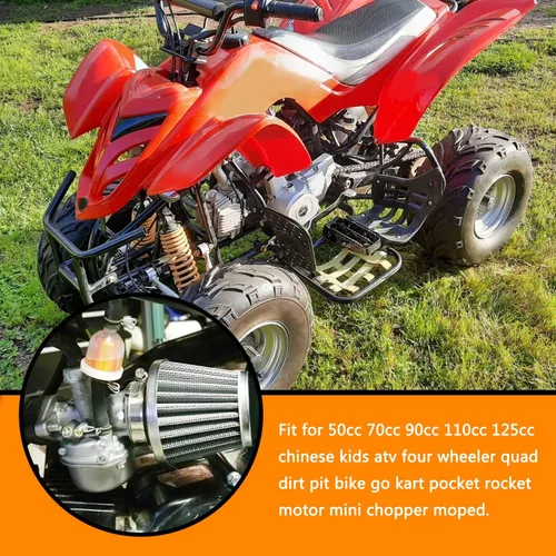 Miniatura 2 de HOLATO Kit de Carburador PZ19 Carb Filtro de Aire Línea de Combustible para 50cc 70cc 90cc 110cc 125cc Tao Tao GK110 Baja SSR Apollo Coolster Chino