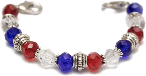 Miniatura 26 de Pulsera elástica de alerta médica, pulsera de identificación médica de repuesto intercambiable, etiqueta de identificación no incluida, cristales