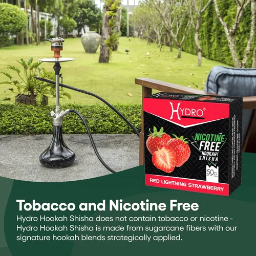 Miniatura 2 de Hydro Paquete de sabores de cachimba, sin tabaco y sin nicotina, juego de menta con sabor a cachimba, fresco, refrescante, natural, de larga