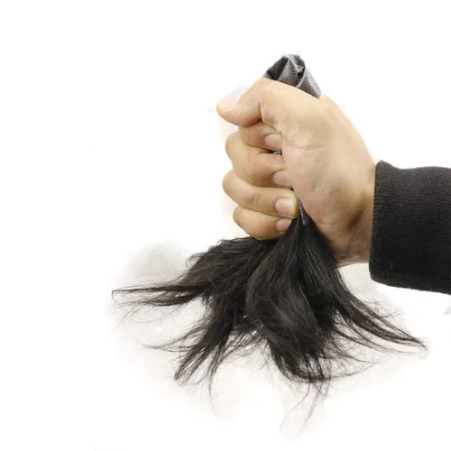 Miniatura 7 de Tupé para hombre de 10 x 8 pulgadas, base de poliuretano, 0.002 in, piel fina súper suave, 100% cabello humano virgen europeo, para hombres, sistema