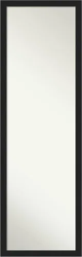 Miniatura 12 de Amanti Art Espejo negro de longitud completa para puerta, 53 x 19 pulgadas, espejo de pared alto negro abadía de longitud completa, montado