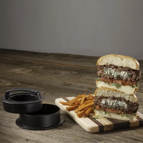 Miniatura 2 de Cuisinart Prensa de hamburguesas rellena 3 en 1, máquina antiadherente para hacer hamburguesas rellenas, accesorio para parrilla para hacer
