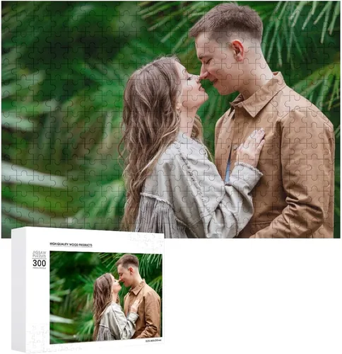 Rompecabezas personalizados a partir de fotos, 1000, 500, 300 piezas, rompecabezas personalizado para adultos, BF GF, pareja, familia, boda, regalo