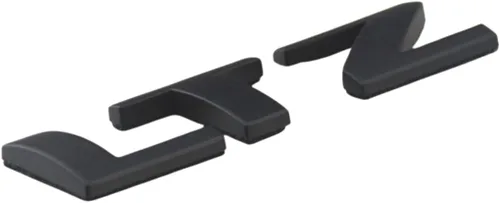 Miniatura 5 de LTZ - Emblema de 2 piezas - Diseño 3D para Chevrolet Silverado, Sierra, Tahoe y Suburban - Acabado negro mate - Adhesivo fuerte