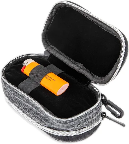 Miniatura 5 de DIME BAGS Bolsa de viaje acolchada para cápsulas con clip para llavero, acolchado interior para protección de vidrio y equipo, múltiples