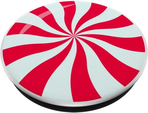 Miniatura 2 de PopSockets MagSafe PopGrip de caramelo de menta navideña para iPhone