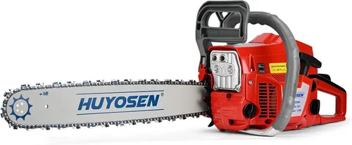 Miniatura 8 de Motosierra de gas de 62 CC, sierra de cadena eléctrica de 20 pulgadas, motosierras de gasolina de 2 ciclos, motosierras de gasolina, herramienta