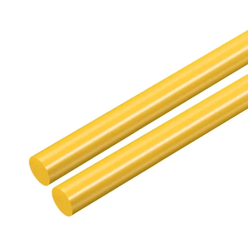 Miniatura 63 de uxcell Varilla redonda de plástico de 1/2 pulgada de diámetro y 20 pulgadas de longitud, varillas de polioximetileno, barras redondas de plástico