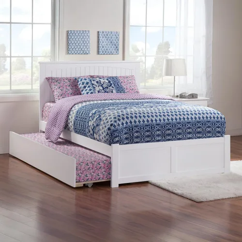 Miniatura 17 de AFI Nantucket - Cama de plataforma tamaño King con estribo y cama nido individual XL en color gris