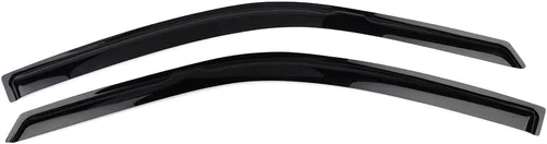 IKON MOTORSPORTS Visera externa para ventana con cinta, compatible con Honda Accord 1994-1997 Coupe de 2 puertas, parasoles de protección contra la