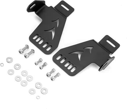 Miniatura 4 de WeiSen Soportes de montaje de barra de luz para parrilla superior oculta frontal para barra de luz LED recta de doble fila de 32 pulgadas compatible