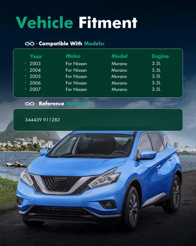 Miniatura 4 de SCITOO Juego de 2 amortiguadores traseros para Murano, amortiguadores y puntales para Nissan Murano Amortiguadores 2003 2004 2005 2006 2007