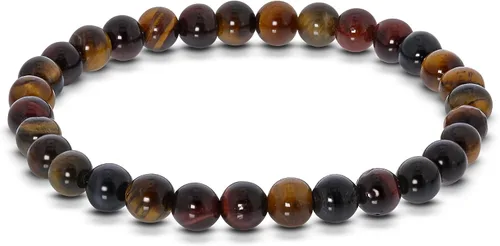 Miniatura 325 de Gem Avenue Handmade Round Bead Stretch Bracelet Unisex Natural Stone Beaded Jewelry for Men & Women, Elastic Wristband for Daily Wear