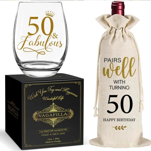 Miniatura 14 de Copas de vino de 40 cumpleaños para abuela, mamá, esposa, padres, mujeres, ella, regalos únicos de 40 años de parte de su esposo, niños, cuarenta