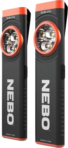 Miniatura 11 de NEBO Linterna de bolsillo SLIM 500 lúmenes, mini luz de trabajo EDC recargable, base magnética y brillo regulable, duradera y resistente al agua