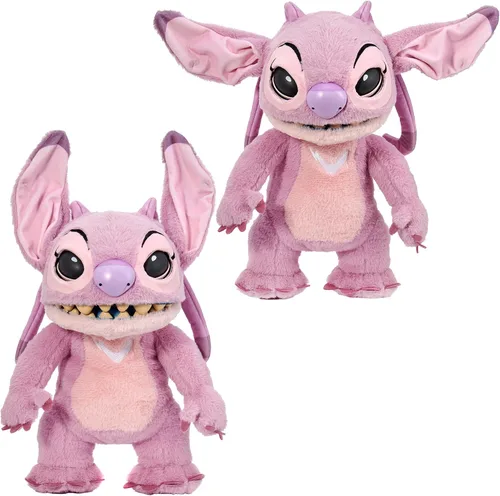 Miniatura 6 de Wow! Stuff Disney Angel Puppetronic de RealFX ¡Se ve, siente y suena real! Lilo & Stitch de Disney Más de 100 acciones y sonidos 18 pulgadas