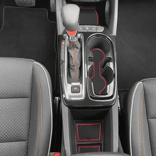 Miniatura 7 de Auovo - Alfombrillas antipolvo compatibles con Chevy Trailblazer 2021, 2022, 2023, 2024, 2025 Trailblazer (LS/LT/Activ/RS) - Forros para portavasos