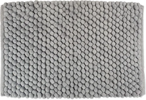 Miniatura 8 de DII Tapete de baño de felpilla ultra suave, alfombra de baño de palomitas de maíz, 17 x 24 pulgadas, rayas grises