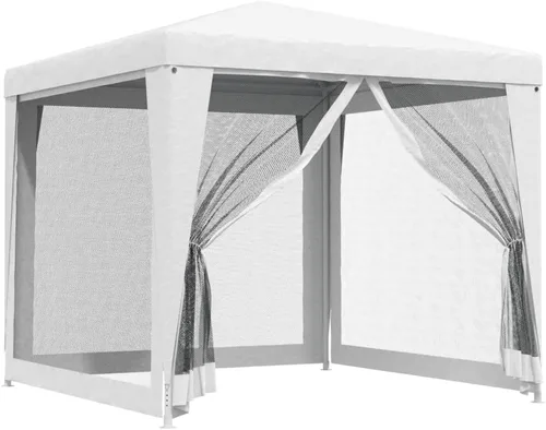 Miniatura 17 de vidaXL Gazebo, Tienda de campaña con 4 paredes laterales de malla, toldo de refugio para eventos de fiesta al aire libre, pabellón de glorieta