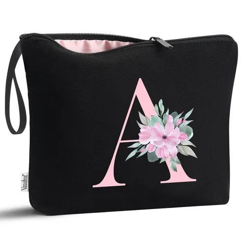 Miniatura 218 de Vavabox A-Z Bolsa de Maquillaje Personalizada, Regalos de Cumpleaños para Mujeres y Mamá, Regalos para la Mejor Amiga, Bolsa de Cosméticos
