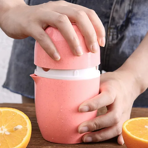 Miniatura 2 de 2 Pcs Manual Fruit Juicer Portable Orange Lemon Squeezer Non-electric Handheld Citrus Press for Household Use Easy to Clean Safe Kitchen Tool Random
