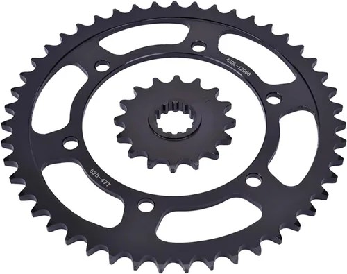 Miniatura 7 de 525 16T 47T piñón delantero trasero juego de rueda de fijación, compatible con Yamaha TDM900 5PS TDM900A ABS FZ8 FZ8N FZ8S FZ-8 FZ-8S FZ-8S FZ-8N