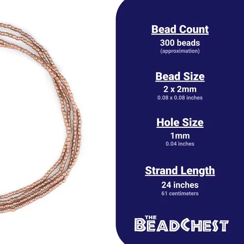 Miniatura 4 de TheBeadChest - Cuentas ovaladas pequeñas de latón (0.079 in)
