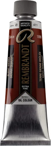 Rembrandt - Tubo de color al óleo 150 ml, tierra de siena tostada 411 (01074112)