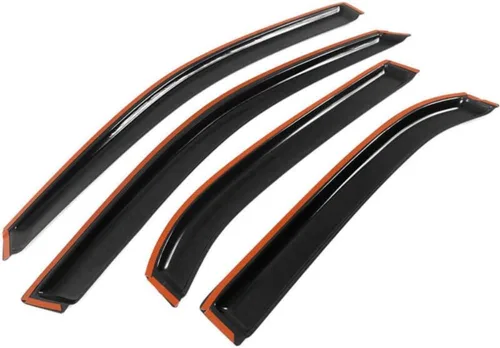 Miniatura 5 de 8 Pieces - Sun Rain Vent Deflector Guard Window Visor Tape External Window Style Acrylic Smoke Tinted Set for Chevy for Equinox 2010-2017