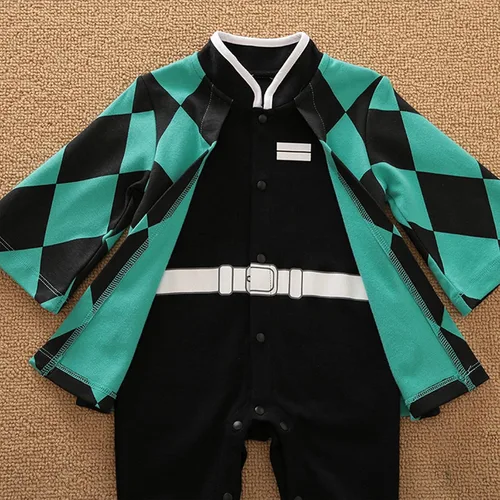 Miniatura 4 de RELABTABY Lindo mameluco de anime para bebé niño y niña, mameluco para Halloween, cosplay, ropa