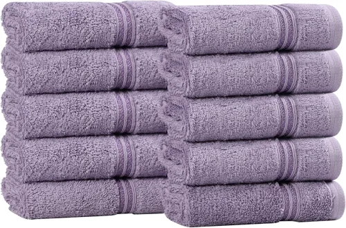 Miniatura 154 de Superior - Juego de 8 toallas de mano de algodón egipcio, toallas básicas de secado rápido, toallas pequeñas absorbentes, faciales, spa, cocina