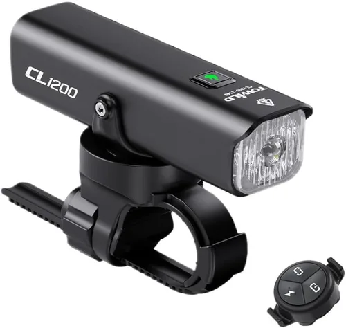 Miniatura 10 de TOWILD CL1200 Bike Lights for Night Riding,Compatible with Garmin/GoPro Mount,1200 Lumen Bike Headlight,5000mAh Rechargeable Battery,Waterproof Bike