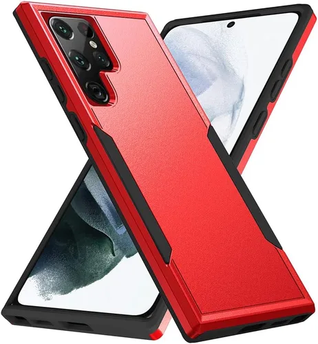 Miniatura 22 de Funda diseñada para Samsung S24 Ultra (no para S24 y S24 Plus), resistente, resistente, a prueba de golpes, soporte de carga inalámbrica, funda Azul