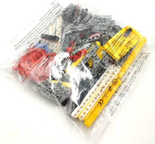Miniatura 6 de dspitwod Piezas Técnicas Vigas Ejes Conectores Ladrillos Juegos - 420 Piezas, Vigas de Brazos de Elevación Marco para Juguetes de Bloques
