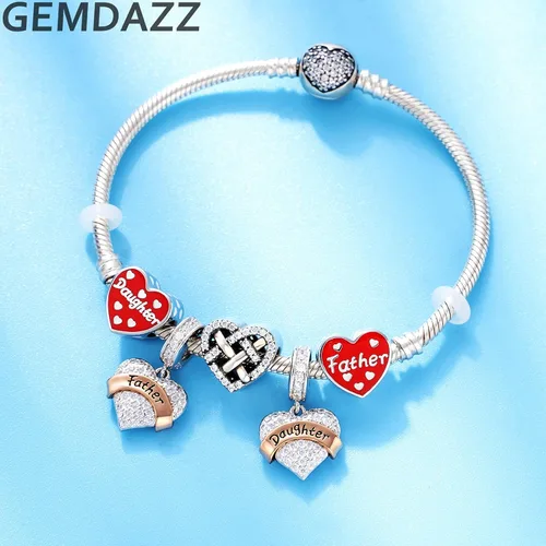 Miniatura 4 de Dije de corazón pavé con tema familiar, plata de ley 925 para madrepadre, hija, hijo, hermana, nana, esposa, marido, abuela, amiga, madrina