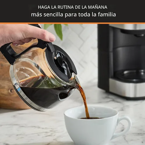 Miniatura 3 de KRUPS Simply Brew - Cafetera compacta de 5 tazas: diseño de acero inoxidable, pausa y prepara, mantiene el calor, filtro reutilizable, jarra sin