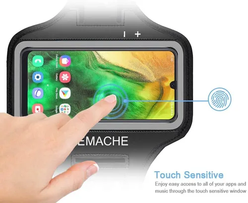 Miniatura 2 de Brazalete para Galaxy A56 A55 A54, resistente al agua, para gimnasio, correr, entrenamiento, para Samsung Galaxy A52 A53 A54 A55 A56 con soporte