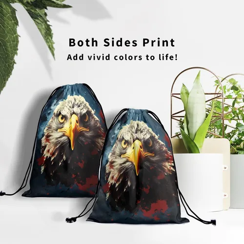 Miniatura 231 de Bolsa de agarre de gimnasia de piel de animal, bolsa de gimnasia con cordón ajustable, bolsa de cuerda para fauna silvestre, Mariposas Galaxy