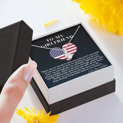 Miniatura 3 de Joyería con tarjeta de mensajes, regalos personalizados, collar hecho a mano, tarjetas para novia, regalo de relación a larga distancia para novia