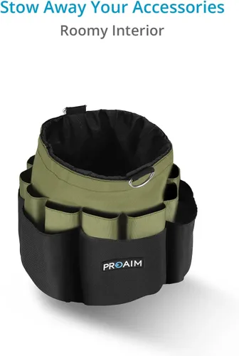 Miniatura 3 de PROAIM Bolsa Cube Stand-by para asistentes de cámara, puños y técnicos Viene con cómoda correa para el hombro para herramientas de utilidad