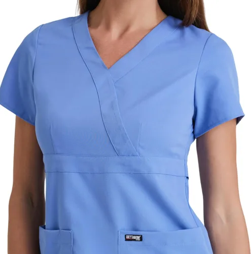 Miniatura 2 de Grey's Anatomy Signature - Camiseta de uniforme para mujer (talla grande, 3 bolsillos)