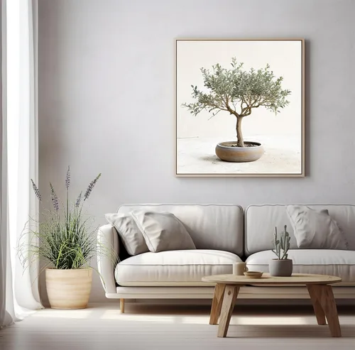 Miniatura 4 de AfanD Planta artificial de lavanda de 35 pulgadas (paquete de 2) – Plantas y flores decorativas altas para interiores del hogar en maceta, planta