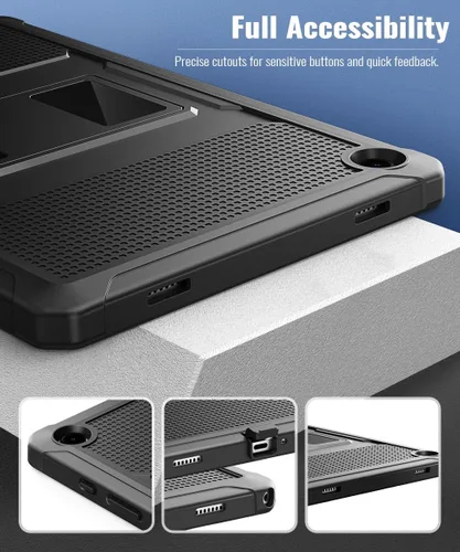 Miniatura 6 de MoKo Funda para Samsung Galaxy Tab A9 Plus/A9+ de 11 pulgadas 2023, a prueba de golpes de cuerpo completo resistente con protector de pantalla