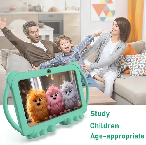 Miniatura 3 de Tablet para niños, tablet de 7 pulgadas para niños 4GB+32GB admite expansión de 1TB, control parental preinstalado, tableta para niños, tableta