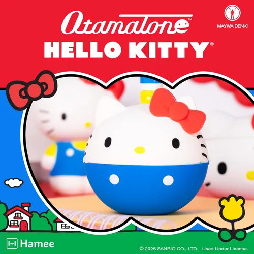 Miniatura 2 de Otamatone Classic Hello Kitty [licencia oficial de Sanrio] Instrumento musical electrónico de personaje japonés Sintetizador portátil de Japón Maywa